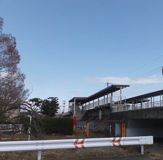 阿武隈急行線瀬上駅乗り場