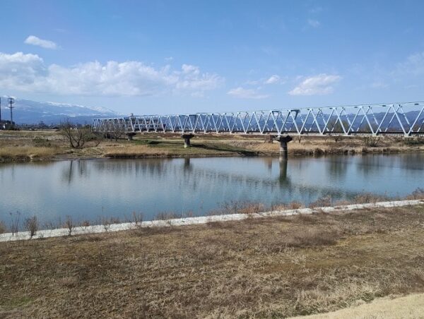 阿武隈川と鉄橋